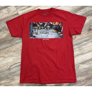 DGK Shirt Men's MEDIUM Short Sleeve Skateboarding Shirt "Dice"‎ Graphic Red Tee